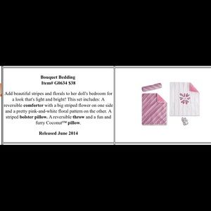 American Girl Bouquet Bedding